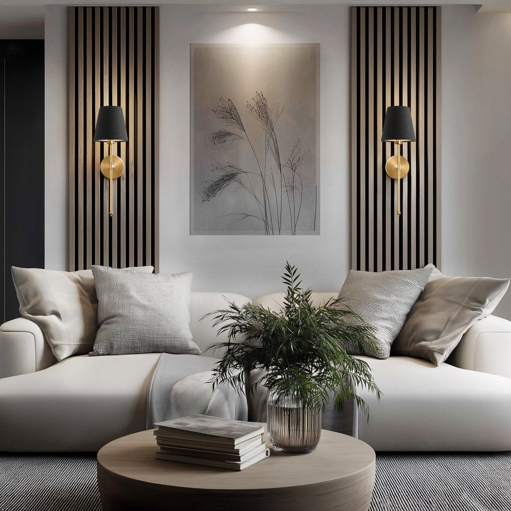 WIRELESS DARK WALL SCONCES (SET OF 2)