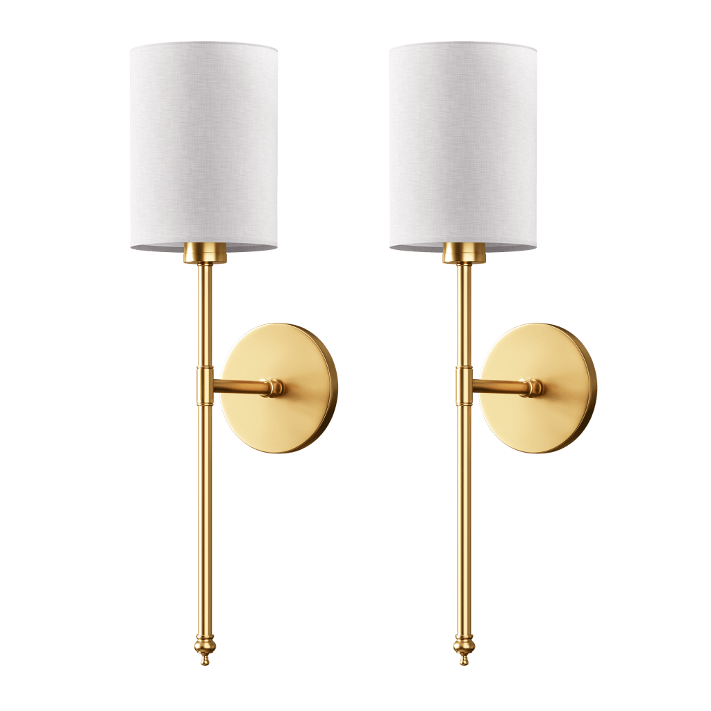 WIRELESS CYLINDRICAL WALL SCONCES (SET OF 2)