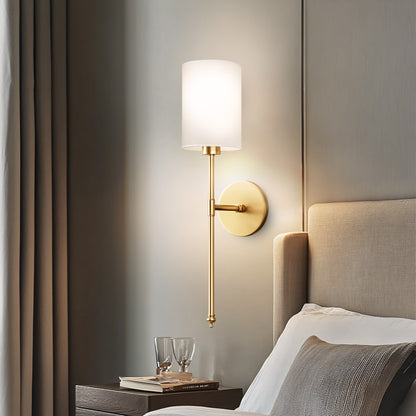 WIRELESS CYLINDRICAL WALL SCONCES (SET OF 2)