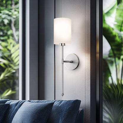 WIRELESS CYLINDRICAL WALL SCONCES (SET OF 2)