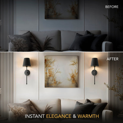 WIRELESS DARK WALL SCONCES (SET OF 2)