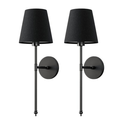 WIRELESS DARK WALL SCONCES (SET OF 2)