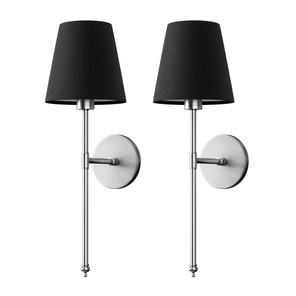 WIRELESS DARK WALL SCONCES (SET OF 2)
