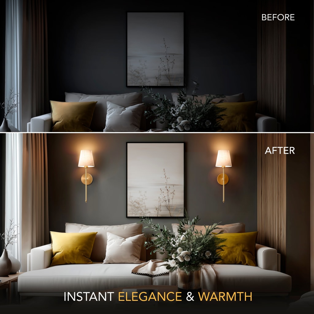 WIRELESS SAND WALL SCONCES (SET OF 2)