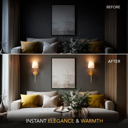 WIRELESS SAND WALL SCONCES (SET OF 2)